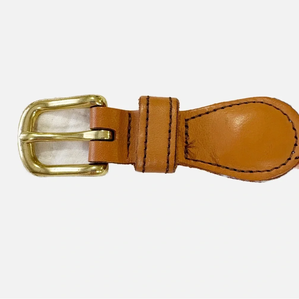 Preston’s Nantucket Belt Made in New Hampshire. Size 26 Solid Brass Buckle